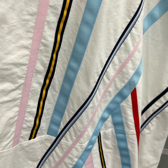 Tanya Taylor Saci Dress Grosgrain Stripes Size 10 - Picture 5 of 9